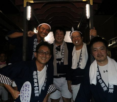 第56回彦根ばやし総おどり大会に参加しました。